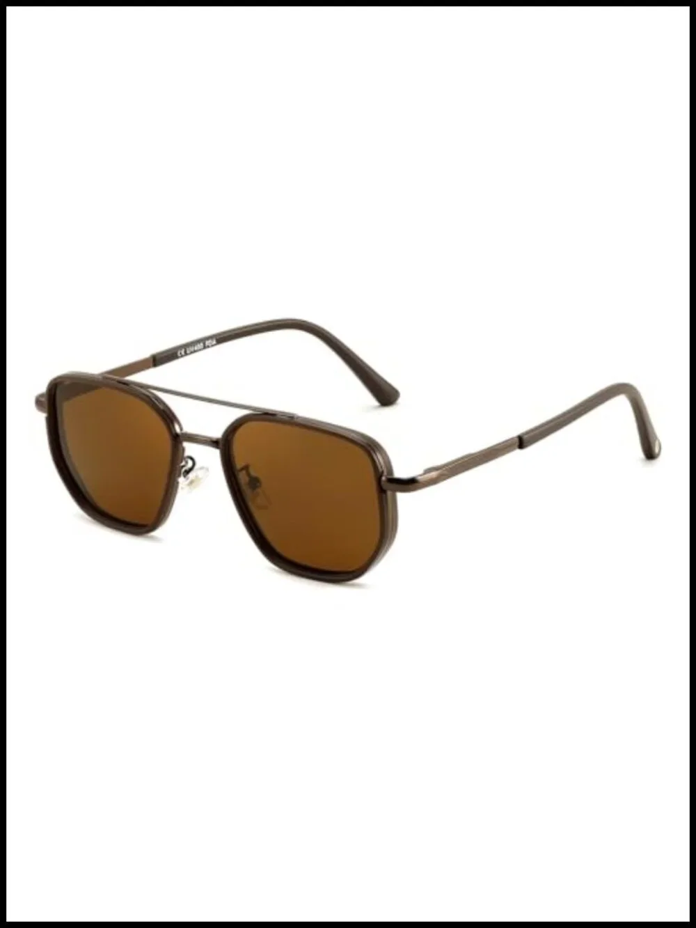 Polarized Aviator Sunglasses with TR90 Metal Frame UV400 Protection TAC Lens